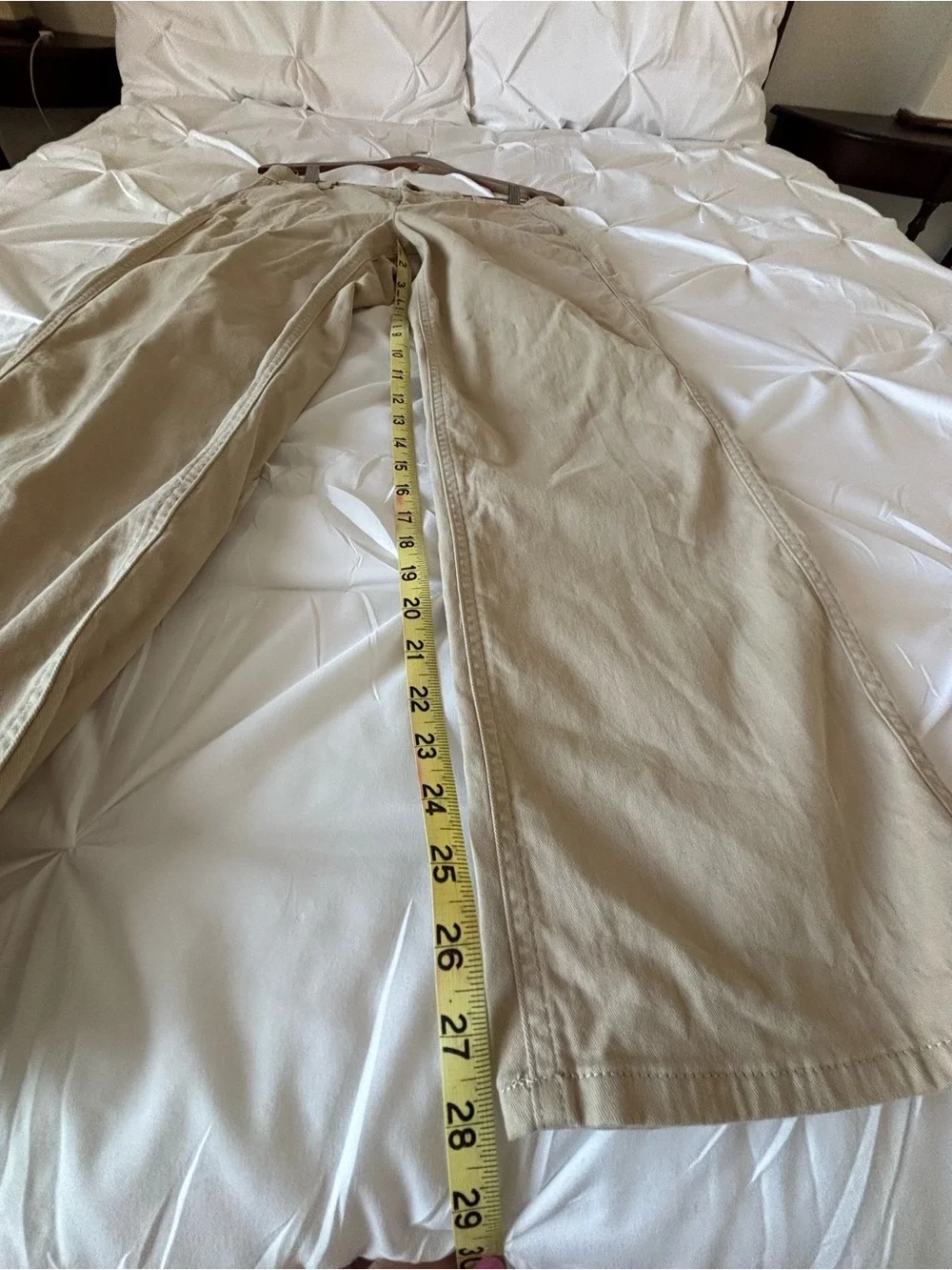 Womens Khaki Straight Fit Pants